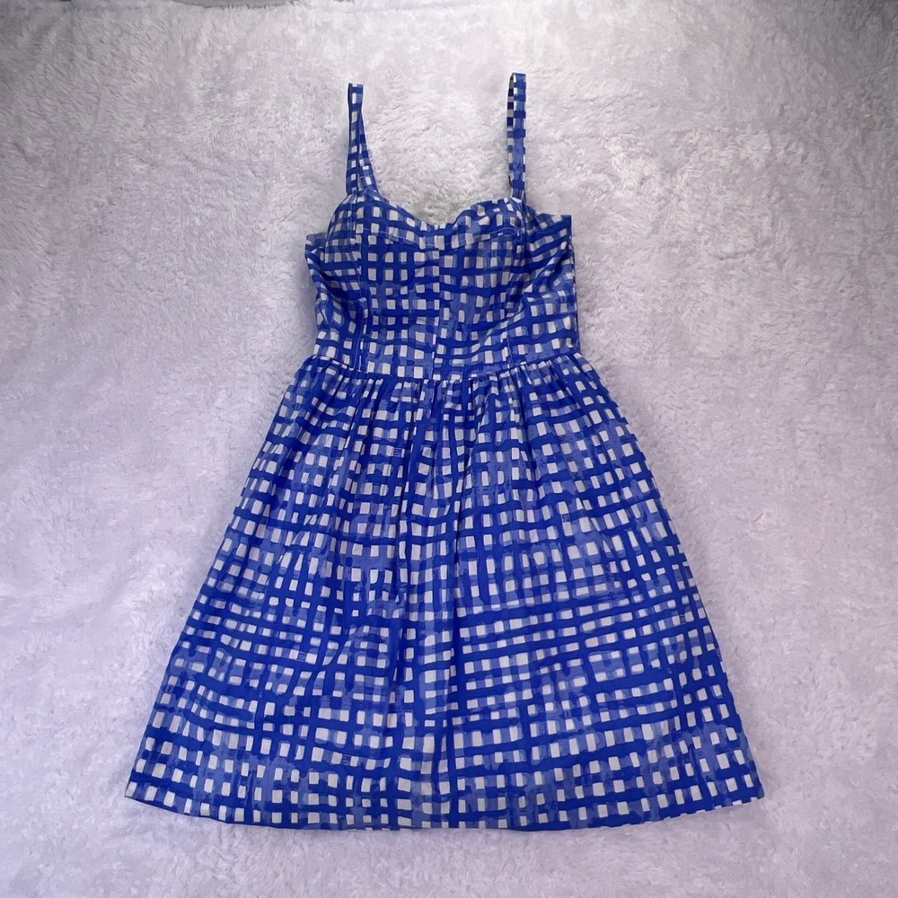 Lilly Pulitzer Women's Blue Gingham Ardleigh Summer Dress Size 00